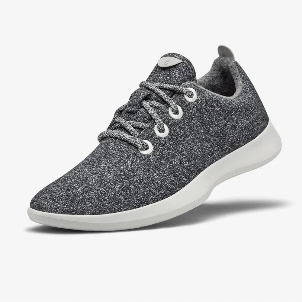 Allbirds Wool Runners‎ Natural Grey Lace Up Sneakers